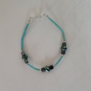 Handmade beaded necklace and bracelet